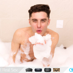 Alone in jacuzzi VR Dildo Porn Video 1